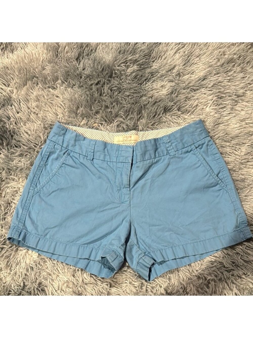 Blue Bermudas Lightweight Cotton Blend